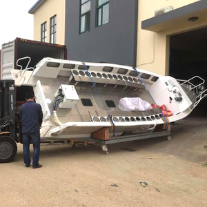 Aluminum alloy diving work boat