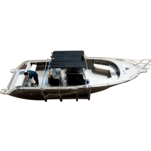 Aluminum commercial work fishing boat