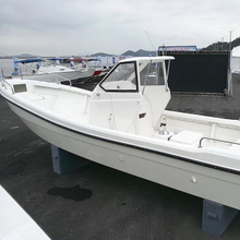Fishing boat with cabin