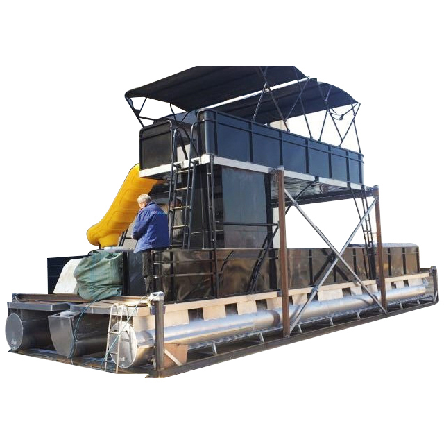 Aluminum pontoons and house and work boats