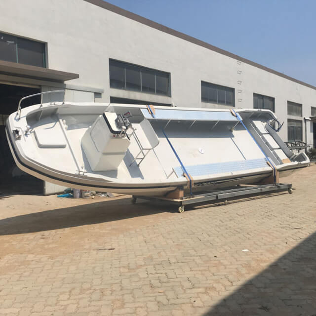 Fishing and sightseeing dual-purpose work boat