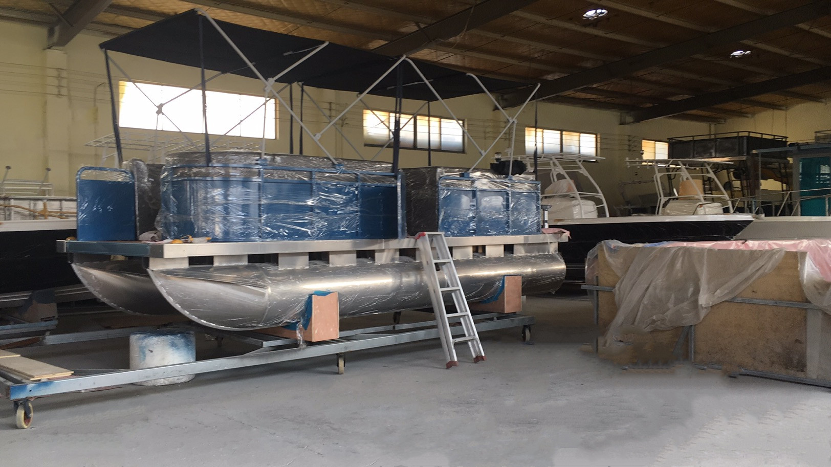 aluminum pontoon boat yamane yacht factory_副本 (2)