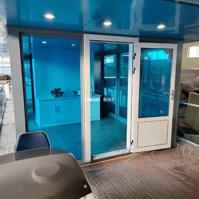11m Glass House Pontoon Boat Yamane Ryu Yacht Factory