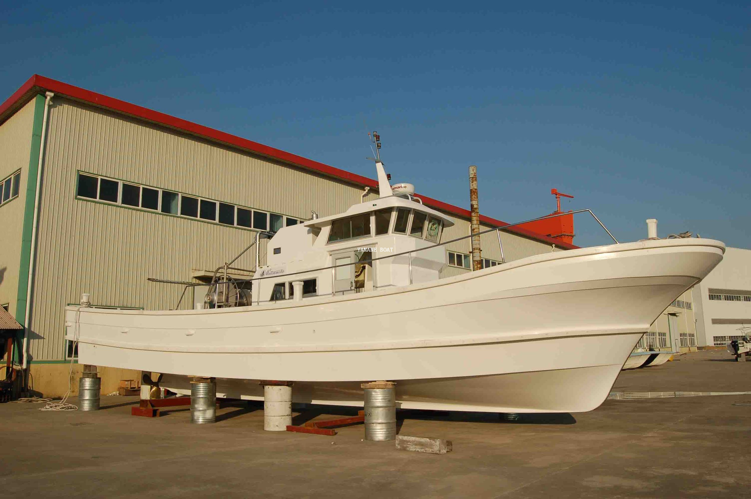 17.1m Professional Commercial Fiberglass Fishing Boat with Diesel Inboard And Propeller