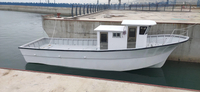 12.3m Commercial Fiberglass cabin sea Fishing work Boat