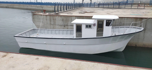 12.3m Commercial Fiberglass cabin sea Fishing work Boat