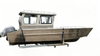 30ft Aluminium Landing Boat with Enclosed captain cabin 