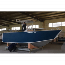 5.8m aluminum center console fishing boat with hard top 