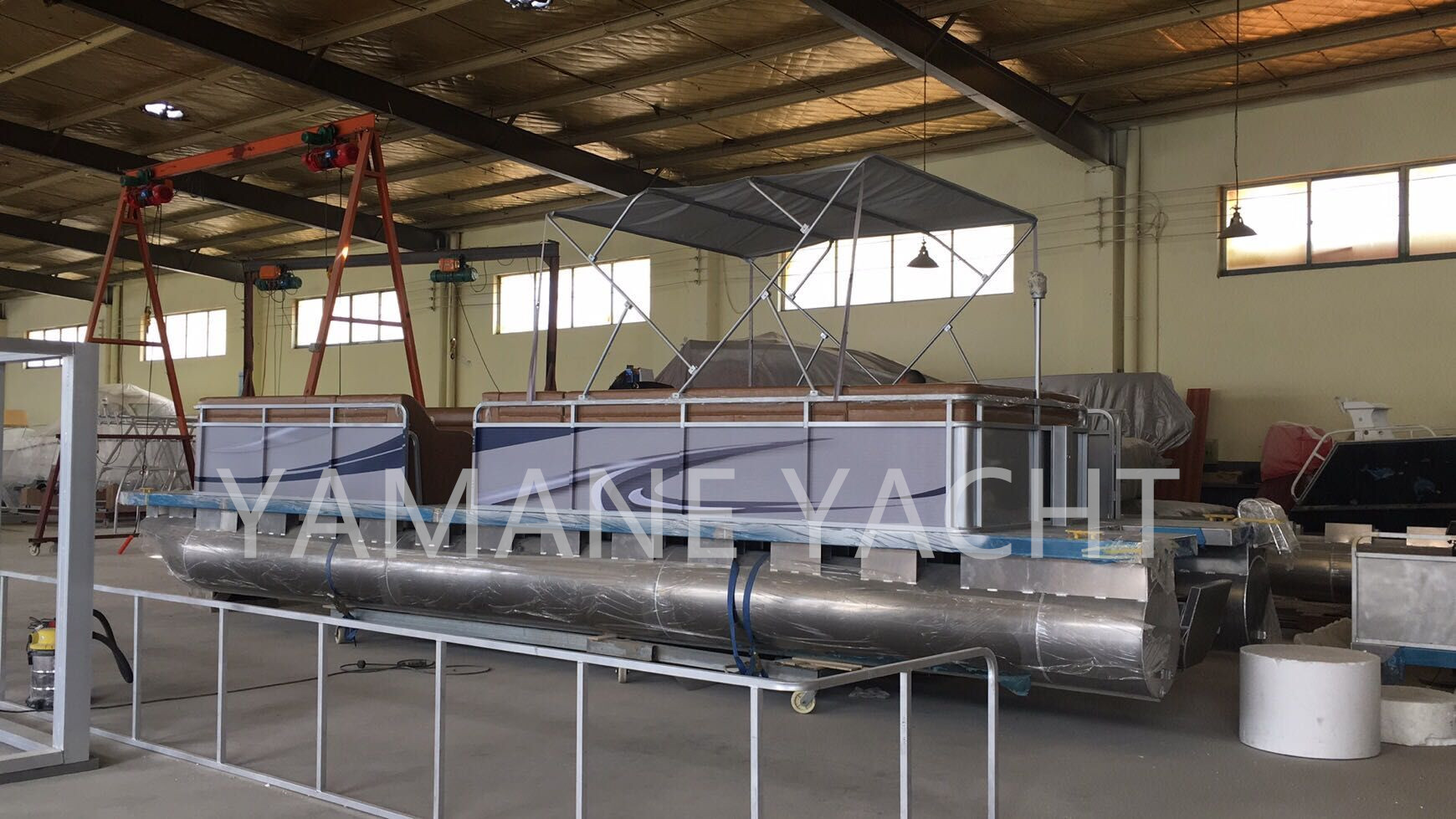 aluminum pontoon boat yamane