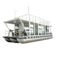 SG1150N 11.5m Aluminum House Pontoon Boat Yamane Yacht