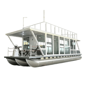 SG1150N 11.5m Aluminum House Pontoon Boat Yamane Yacht