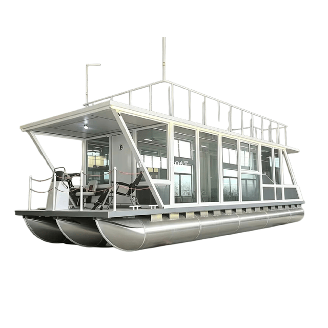 SG1150N 11.5m Aluminum House Pontoon Boat Yamane Yacht