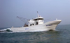 17.1m Professional Commercial Fiberglass Fishing Boat with Diesel Inboard And Propeller