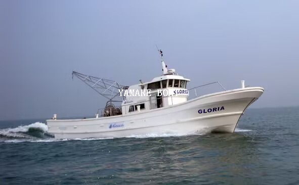 17.1m Professional Commercial Fiberglass Fishing Boat with Diesel Inboard And Propeller