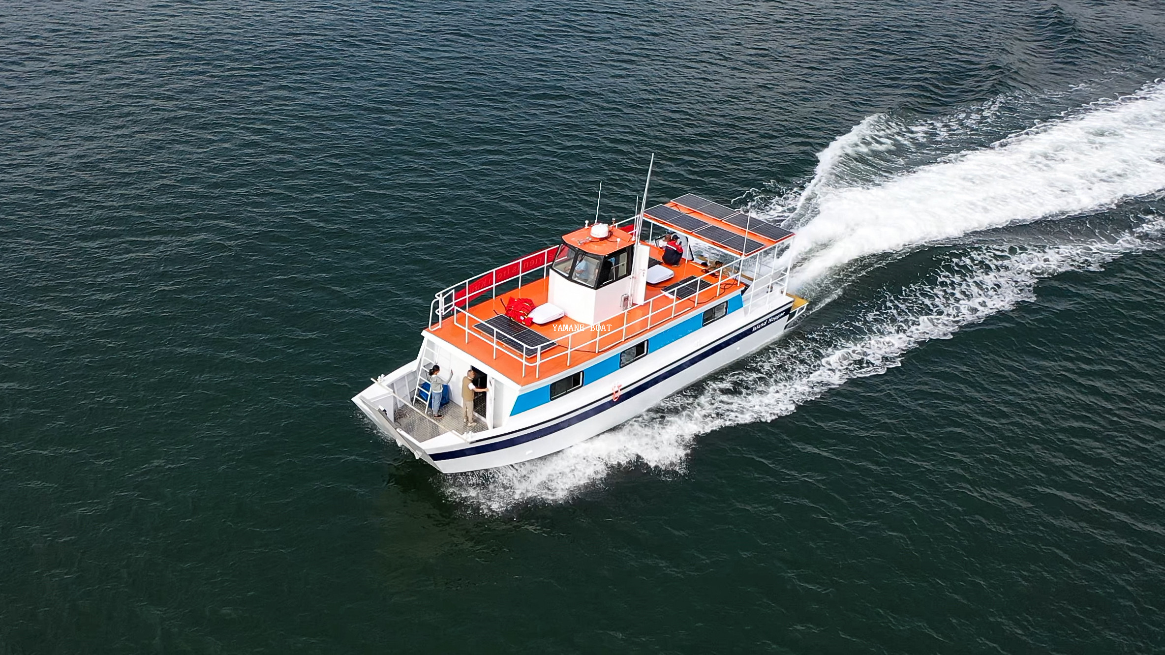 15m 50ft Deep Sea Aluminum Catamaran Passenger Ferry Boat