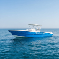 SG950B 9.5m Fiberglass Center Console Sport Fishing Boat with Hard Top 