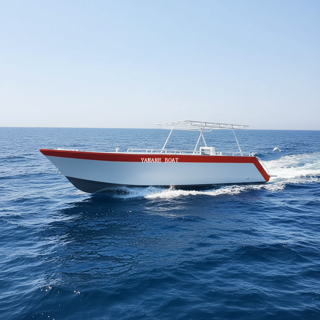 32ft 9.7m Aluminum Big Top Fishing Boat High Speed Yacht