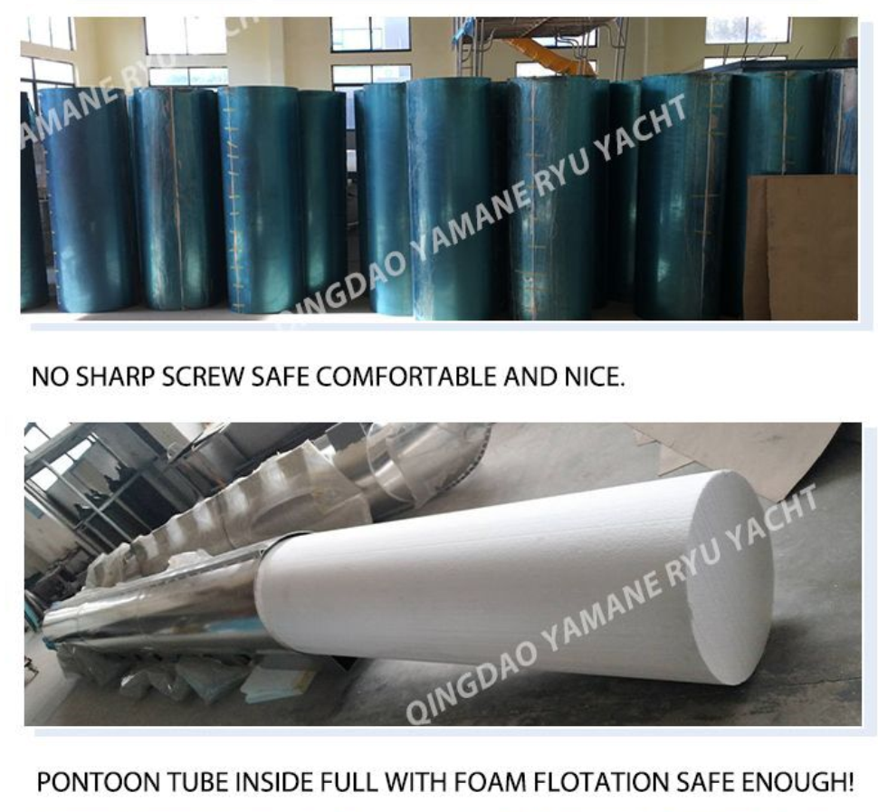 ALUMINUM PONTOON BOAT PRODUCTION PHOTO -1