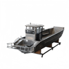 33ft Welded Aluminum Landing Boat with Wheel House And Fold Up Long Bench Seats 