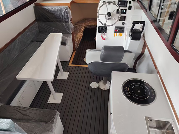 SG950F 9.5m fiberglass full cabin boat yamane ryu yacht (13).JPG