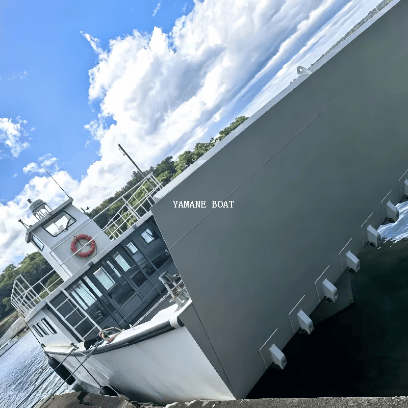 15m aluminum landing craft with twin diesel outboards for For business use