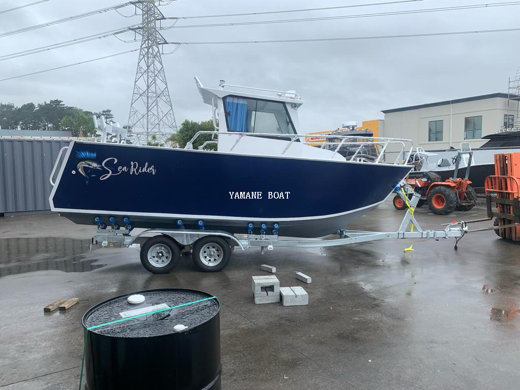 7m 23ft Aluminum Cabin Fishing Boat