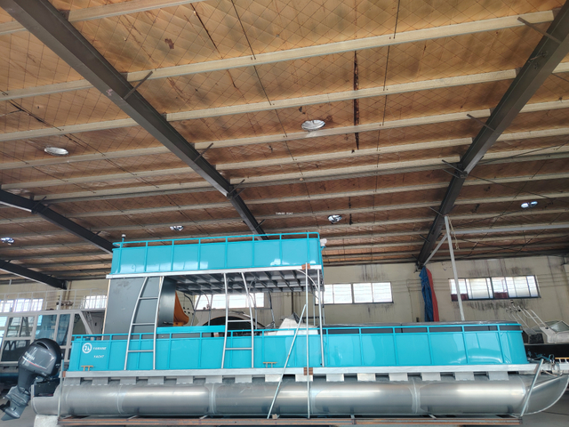 37ft Double Deck Aluminum Pontoon Boat with Sofa Seats 