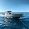 30ft Aluminium Landing Boat with Enclosed captain cabin 