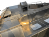 10m Aluminum Landing Craft with Left And Right Fold Up Bench Seats with Big Fuel Tank 