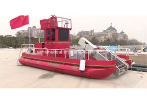 Aluminum Work Pontoon Boat for Clear Rubbish -YAMANE YACHT MANUFACTURER.png