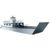 15m aluminum landing craft with twin diesel outboards for For business use