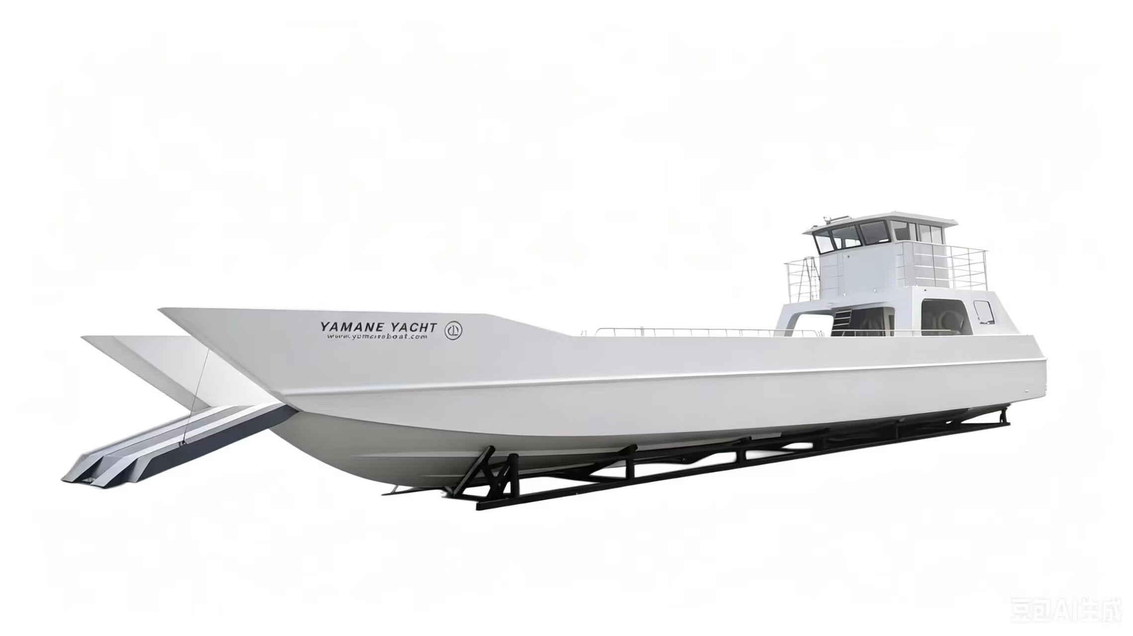 83ft Aluminum Landing Craft with Four 350hp Gaslion Outboards And High Speed 