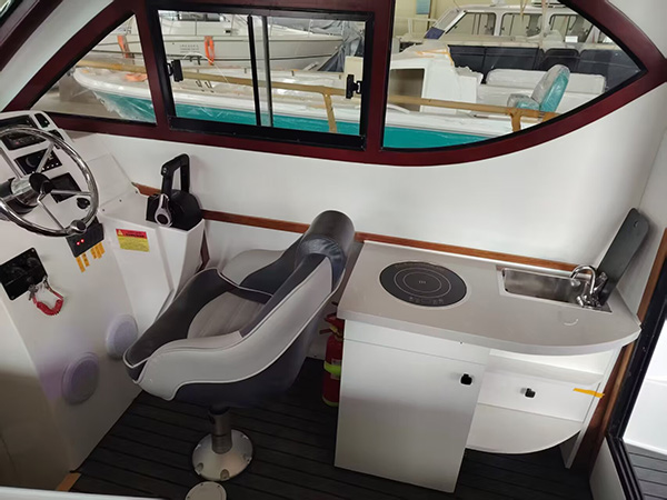 SG950F 9.5m fiberglass full cabin boat yamane ryu yacht (14).JPG