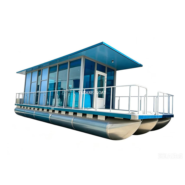11m Glass House Pontoon Boat Yamane Ryu Yacht Factory