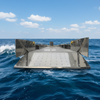 10m Aluminum Landing Craft with Left And Right Fold Up Bench Seats with Big Fuel Tank 