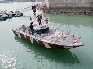 36ft fast speed aluminum patrol police boat 