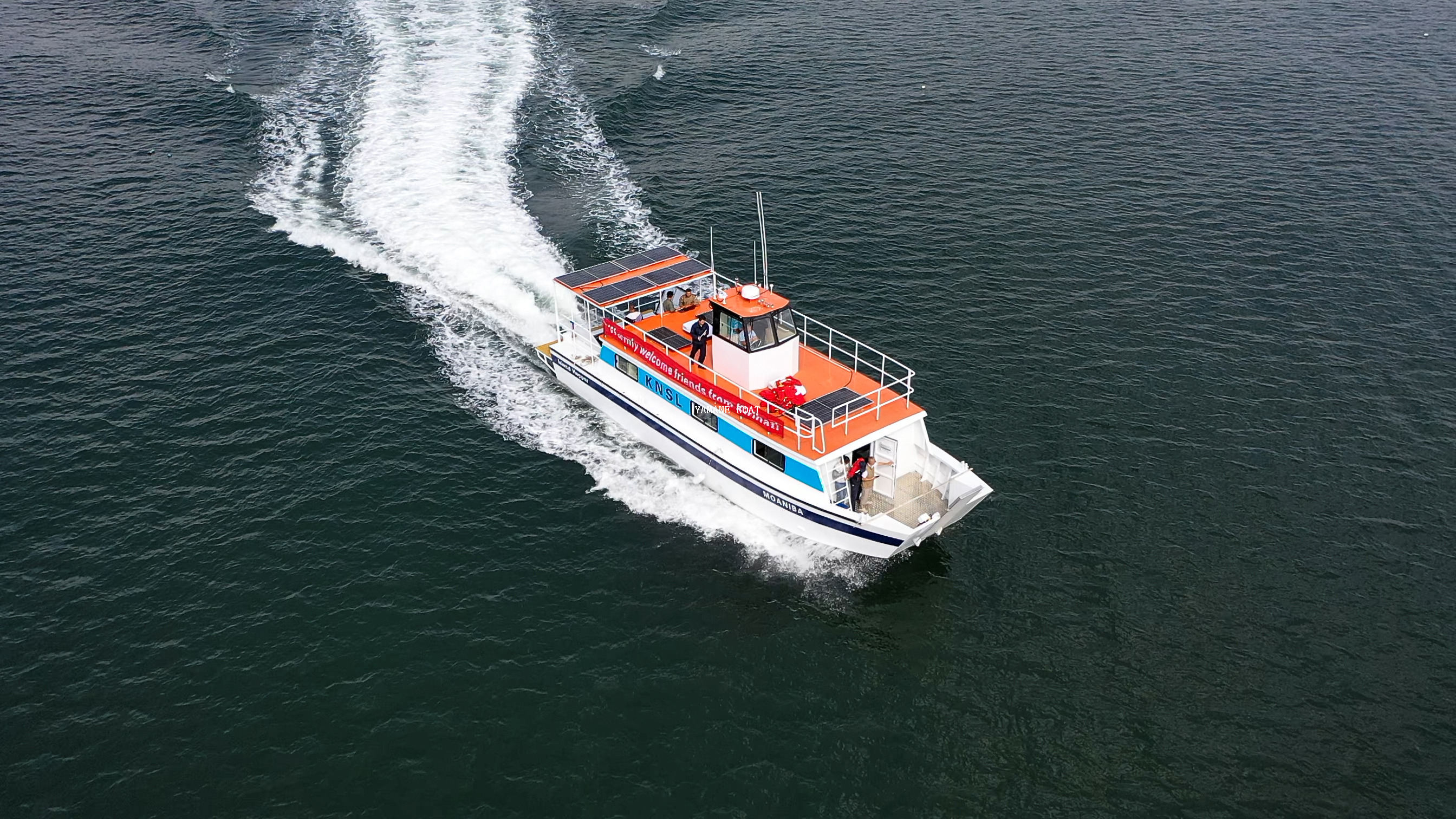 15m 50ft Deep Sea Aluminum Catamaran Passenger Ferry Boat