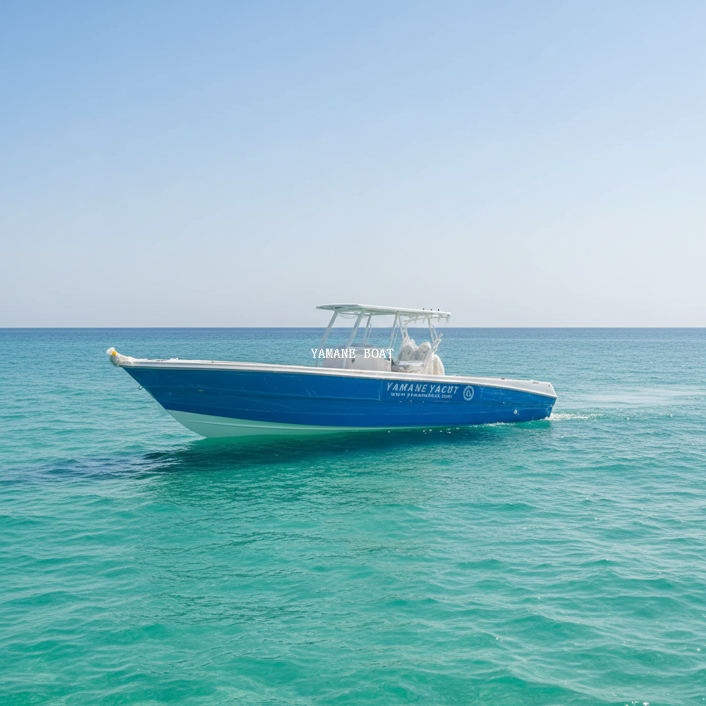 SG950B 9.5m Fiberglass Center Console Sport Fishing Boat with Hard Top 