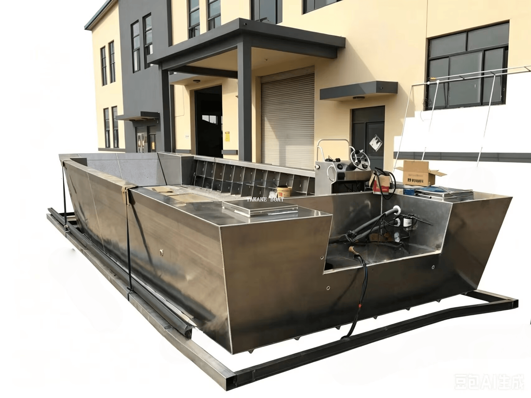 11m Aluminum Landing Barge with Big Open Bow