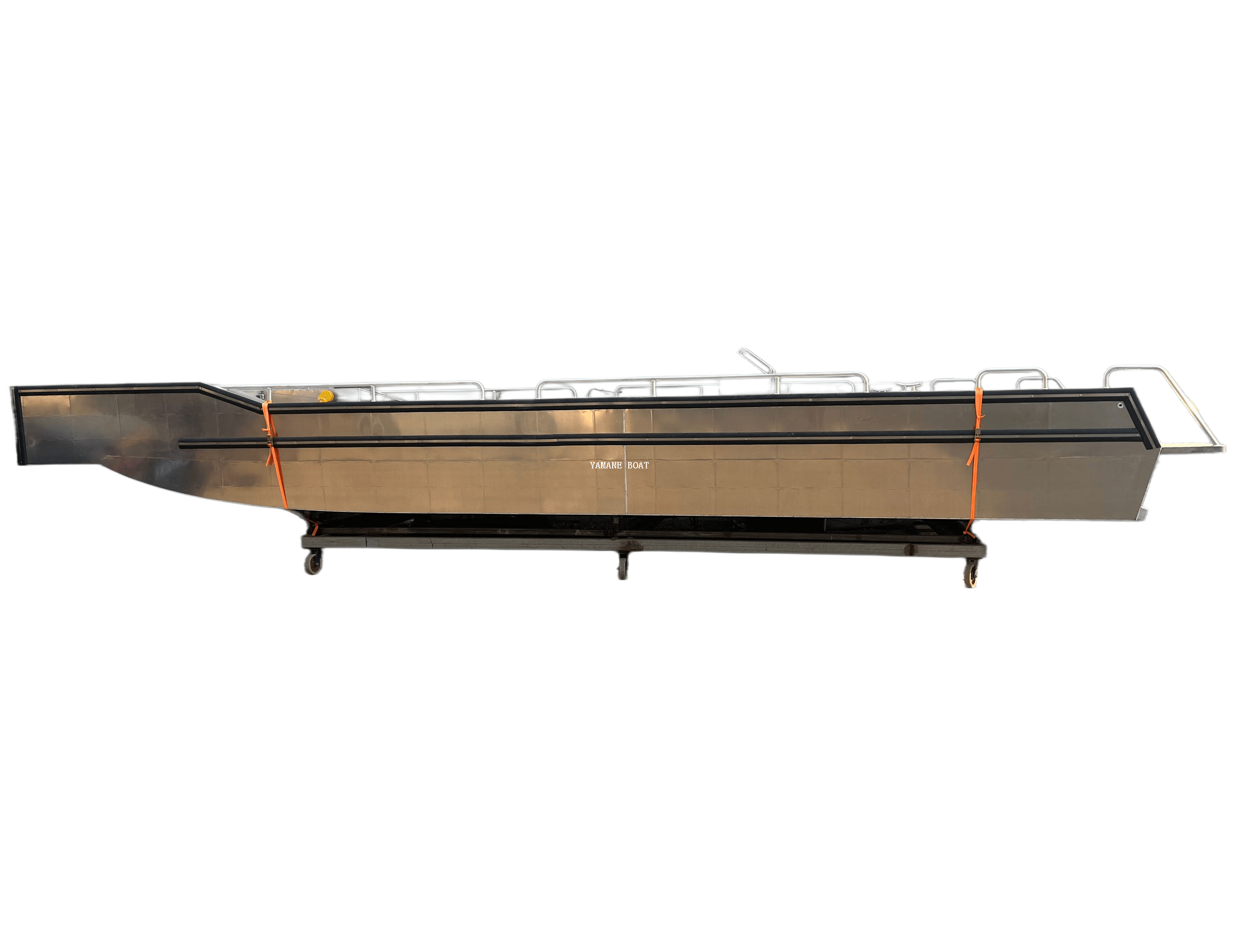10m Aluminum Landing Craft with Left And Right Fold Up Bench Seats with Big Fuel Tank 